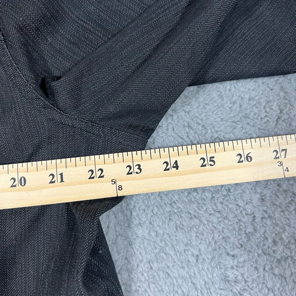 Koret Black Jean Jacket Women's Button Up 3/4 Sleeve Stretch Sz XL - Picture 8 of 10